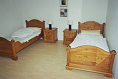 Zweites Schlafzimmer der Ferienwohnung Randzelstr. 13a