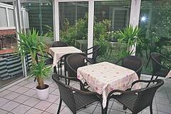 Wintergarten des Ferienhauses